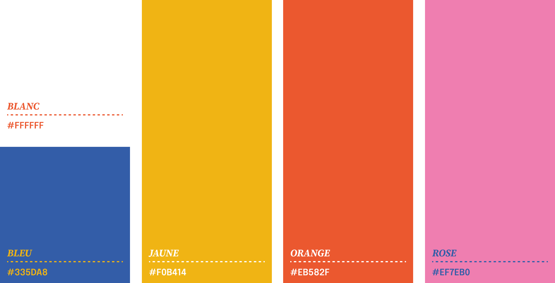 Palette de couleurs d'emmaus'